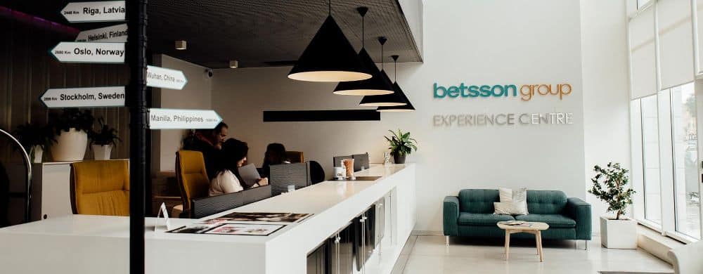 Betsson office inside